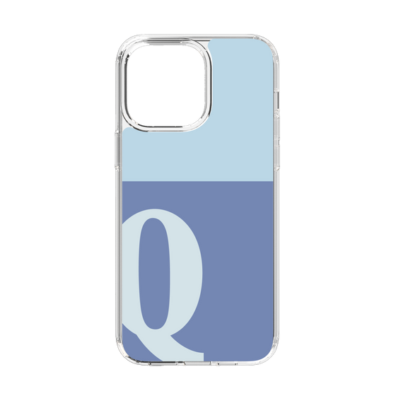 Slim Protection Case［ Original - initial two tone - Q blue ］