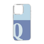 Slim Protection Case［ Original - initial two tone - Q blue ］