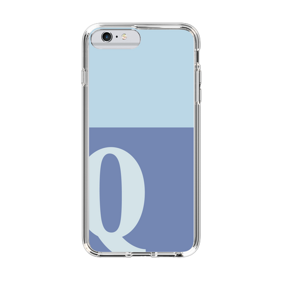 Slim Protection Case［ Original - initial two tone - Q blue ］