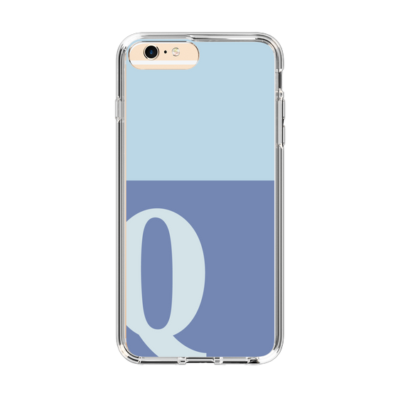 Slim Protection Case［ Original - initial two tone - Q blue ］