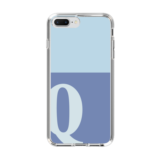 Slim Protection Case［ Original - initial two tone - Q blue ］