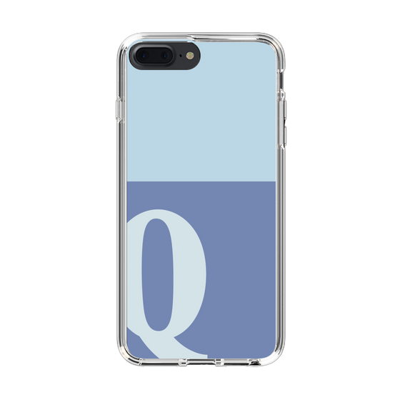 Slim Protection Case［ Original - initial two tone - Q blue ］