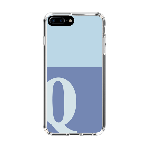 Slim Protection Case［ Original - initial two tone - Q blue ］
