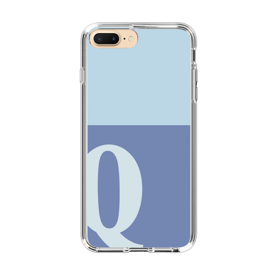 Slim Protection Case［ Original - initial two tone - Q blue ］