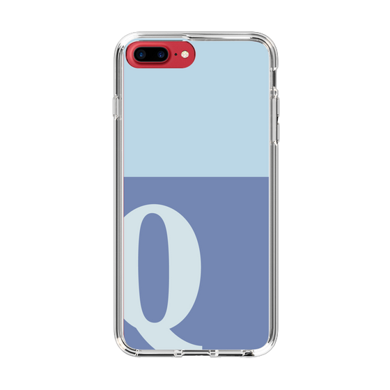 Slim Protection Case［ Original - initial two tone - Q blue ］