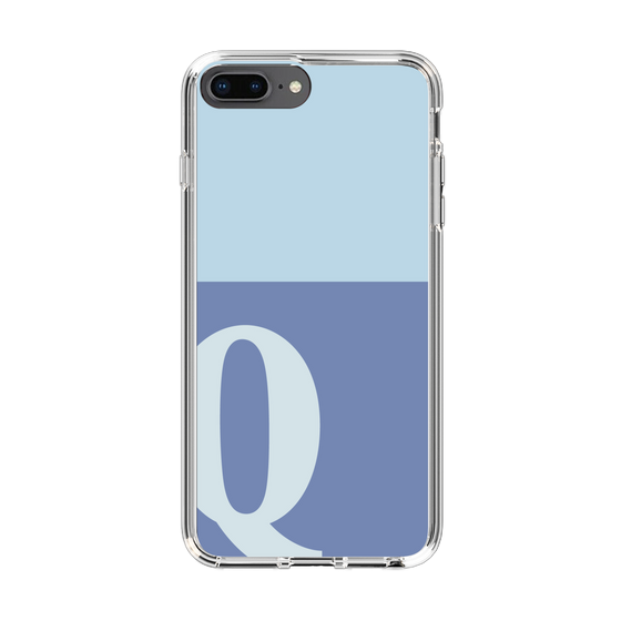 Slim Protection Case［ Original - initial two tone - Q blue ］