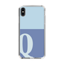 Slim Protection Case［ Original - initial two tone - Q blue ］