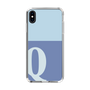 Slim Protection Case［ Original - initial two tone - Q blue ］