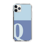 Slim Protection Case［ Original - initial two tone - Q blue ］
