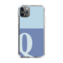 Slim Protection Case［ Original - initial two tone - Q blue ］