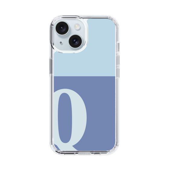 Slim Protection Case［ Original - initial two tone - Q blue ］