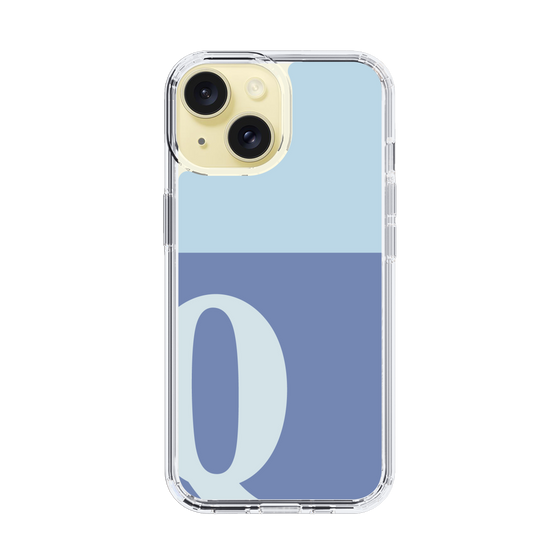 Slim Protection Case［ Original - initial two tone - Q blue ］