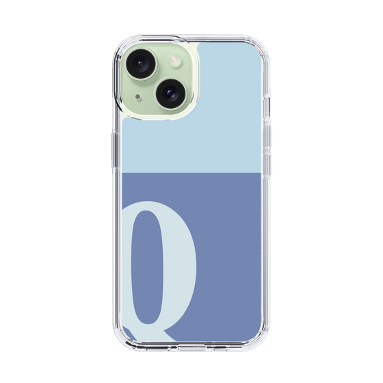 Slim Protection Case［ Original - initial two tone - Q blue ］