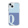 Slim Protection Case［ Original - initial two tone - Q blue ］