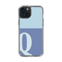 Slim Protection Case［ Original - initial two tone - Q blue ］