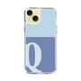 Slim Protection Case［ Original - initial two tone - Q blue ］