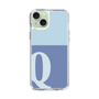 Slim Protection Case［ Original - initial two tone - Q blue ］
