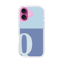 Slim Protection Case［ オリジナル - initial two tone - Q blue ］