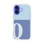 Slim Protection Case［ オリジナル - initial two tone - Q blue ］
