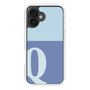 Slim Protection Case［ オリジナル - initial two tone - Q blue ］