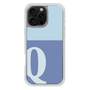Slim Protection Case［ オリジナル - initial two tone - Q blue ］