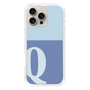 Slim Protection Case［ オリジナル - initial two tone - Q blue ］