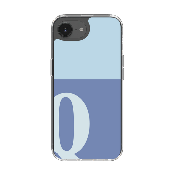 Slim Protection Case［ Original - initial two tone - Q blue ］
