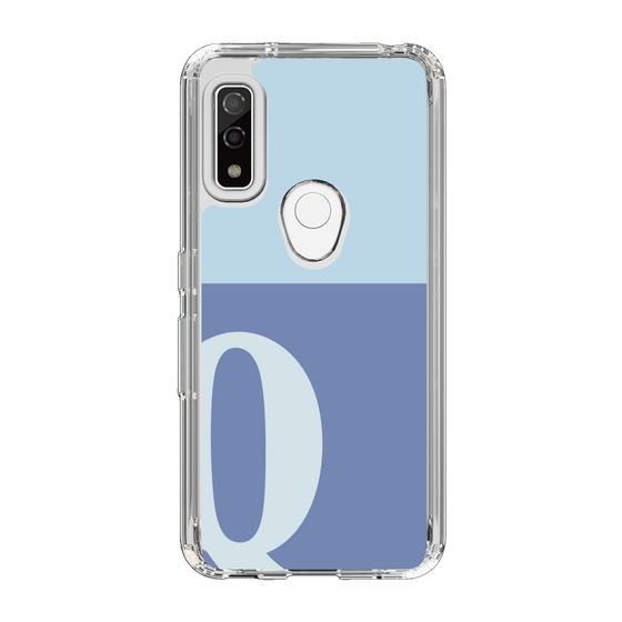 Slim Protection Case［ Original - initial two tone - Q blue ］