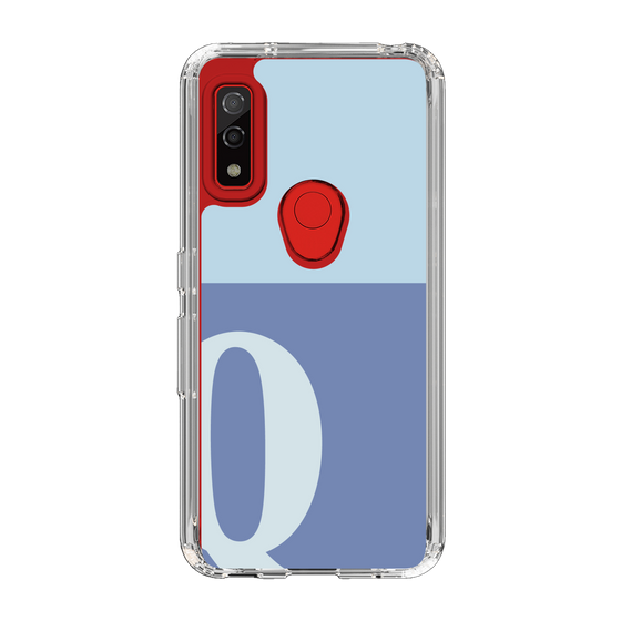 Slim Protection Case［ Original - initial two tone - Q blue ］