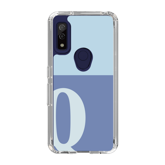 Slim Protection Case［ Original - initial two tone - Q blue ］