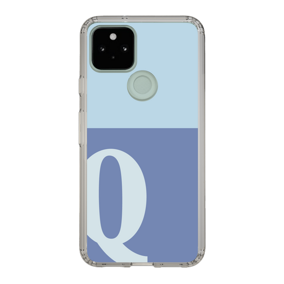 Slim Protection Case［ Original - initial two tone - Q blue ］