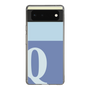 Slim Protection Case［ Original - initial two tone - Q blue ］