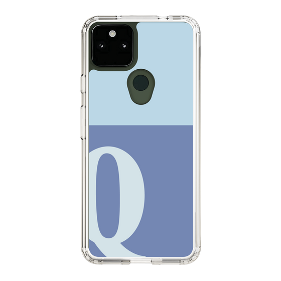 Slim Protection Case［ Original - initial two tone - Q blue ］