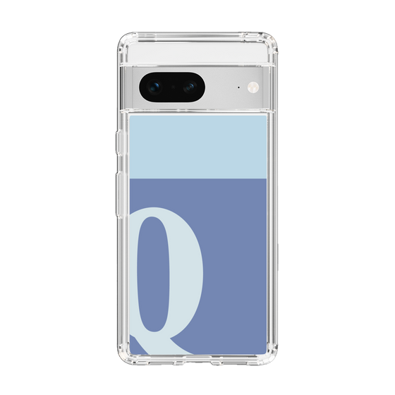 Slim Protection Case［ Original - initial two tone - Q blue ］