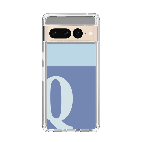 Slim Protection Case［ Original - initial two tone - Q blue ］