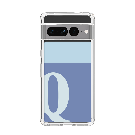 Slim Protection Case［ Original - initial two tone - Q blue ］