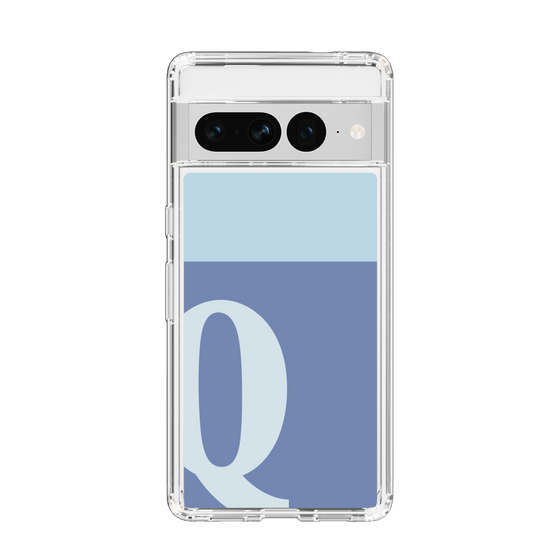 Slim Protection Case［ Original - initial two tone - Q blue ］