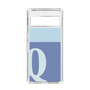 Slim Protection Case［ Original - initial two tone - Q blue ］