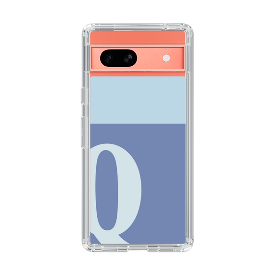 Slim Protection Case［ Original - initial two tone - Q blue ］