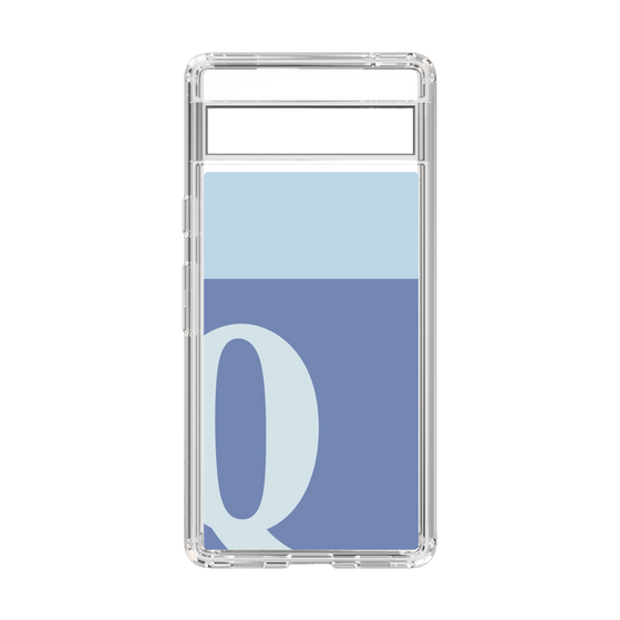 Slim Protection Case［ Original - initial two tone - Q blue ］