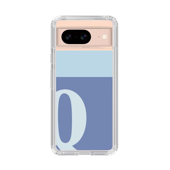 Slim Protection Case［ Original - initial two tone - Q blue ］