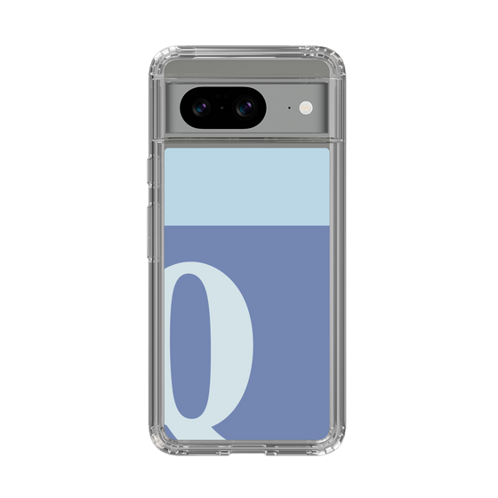 Slim Protection Case［ Original - initial two tone - Q blue ］
