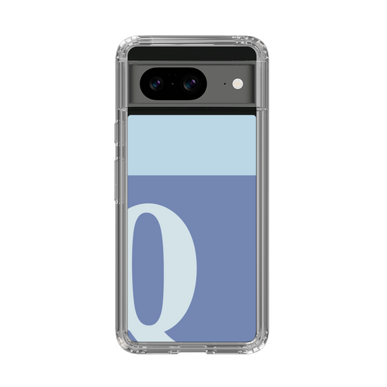 Slim Protection Case［ Original - initial two tone - Q blue ］