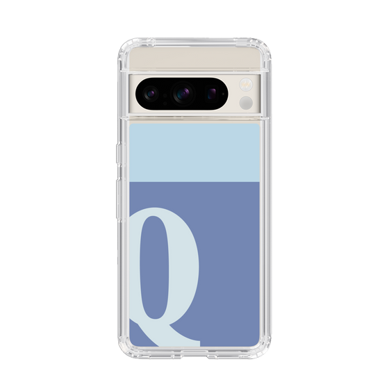 Slim Protection Case［ Original - initial two tone - Q blue ］