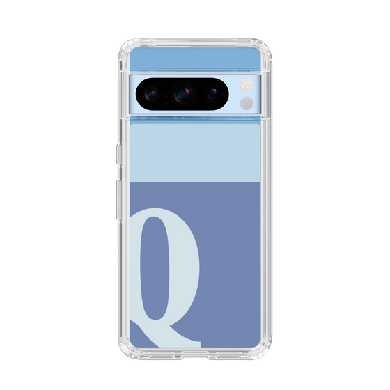 Slim Protection Case［ Original - initial two tone - Q blue ］