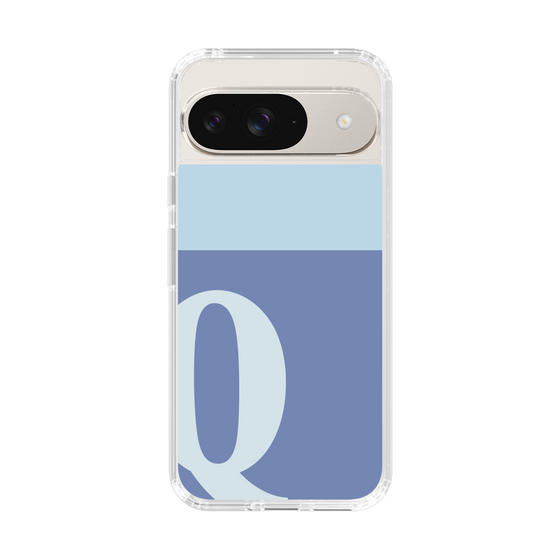 Slim Protection Case［ Original - initial two tone - Q blue ］