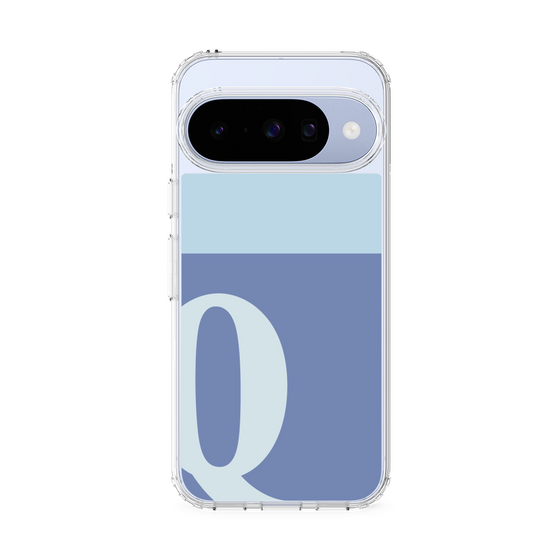 Slim Protection Case［ Original - initial two tone - Q blue ］