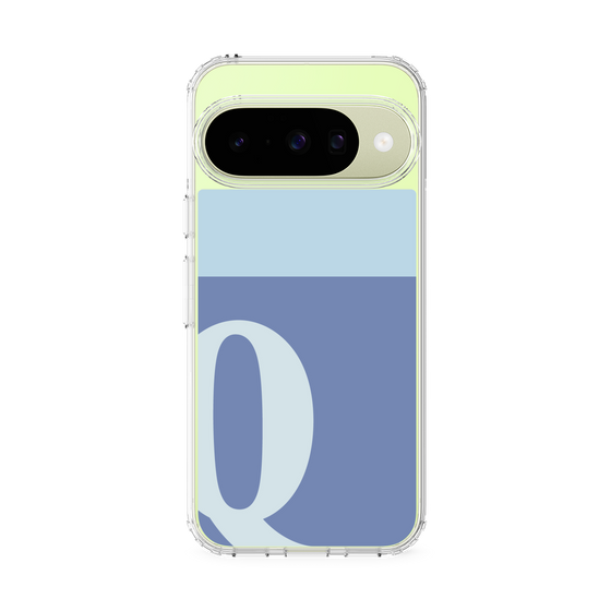 Slim Protection Case［ Original - initial two tone - Q blue ］