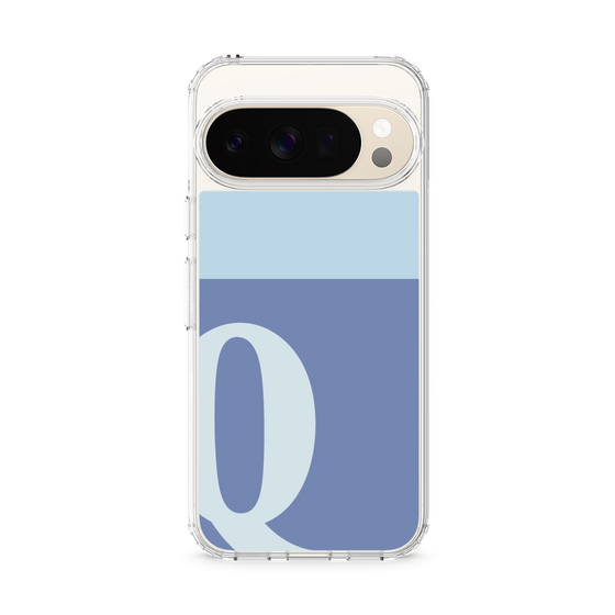 Slim Protection Case［ Original - initial two tone - Q blue ］