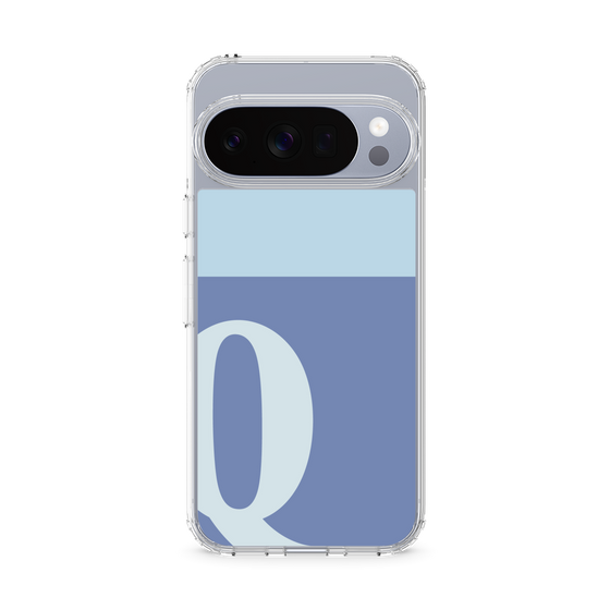 Slim Protection Case［ Original - initial two tone - Q blue ］